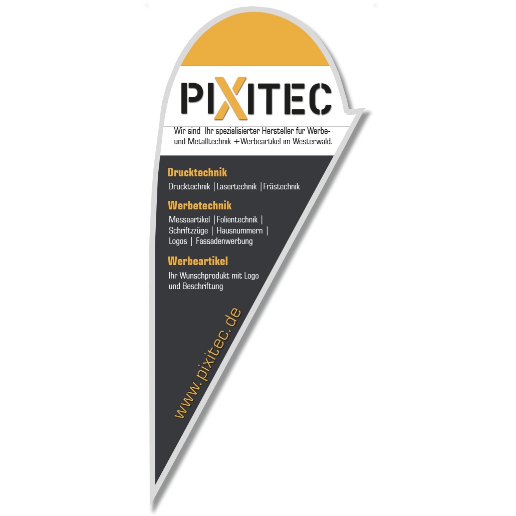 Werbetechnik | Pixitec | Werbeartikel | Beach Flagg