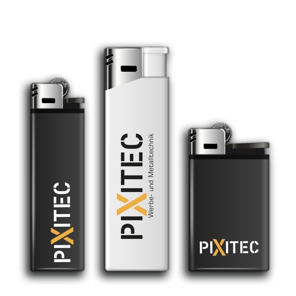 Werbetechnik | Pixitec | Werbeartikel | bedruckte Feuerzeuge
